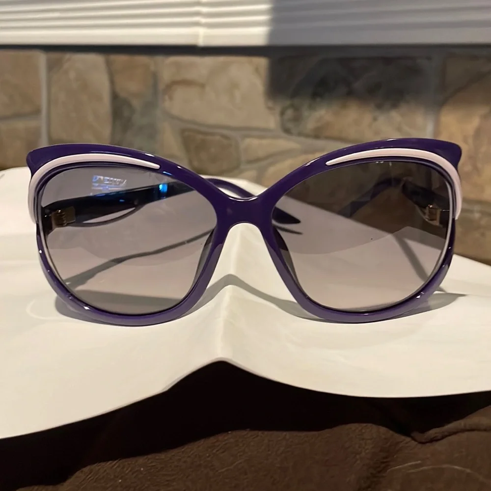 Dior Audacieuse2 purple oversized sunglasses - Picture 3 of 8
